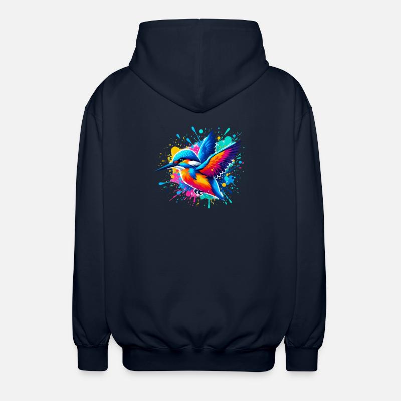 Eisvogel - Unisex Kapuzenjacke - Navy