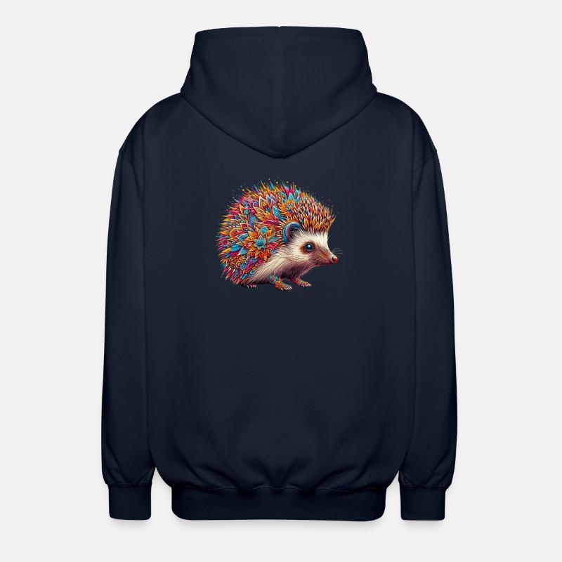 Hérisson - Veste à capuche unisexe - marine