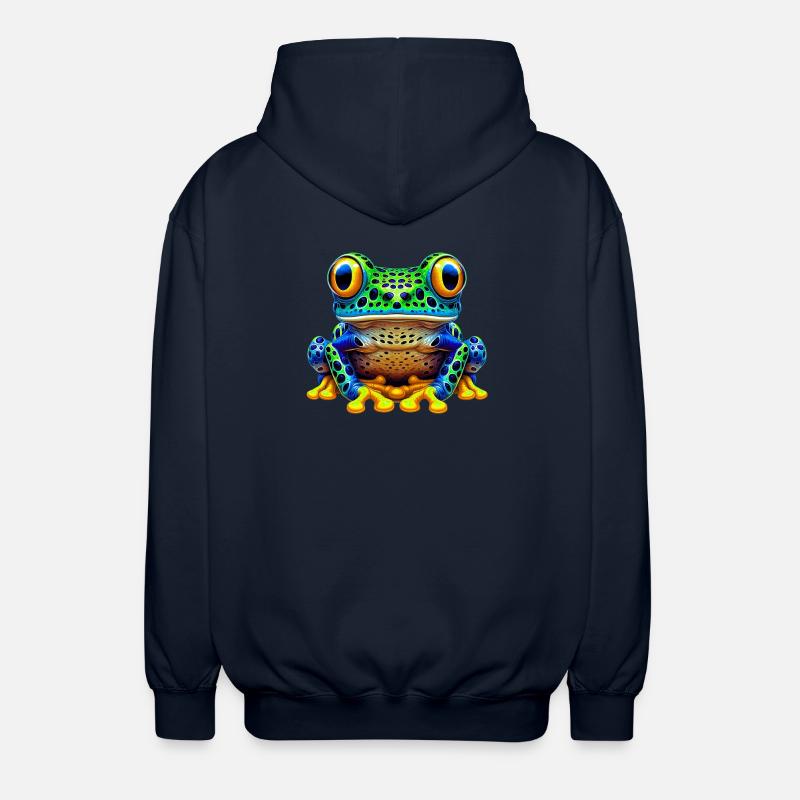 Grenouille - Veste à capuche unisexe - marine