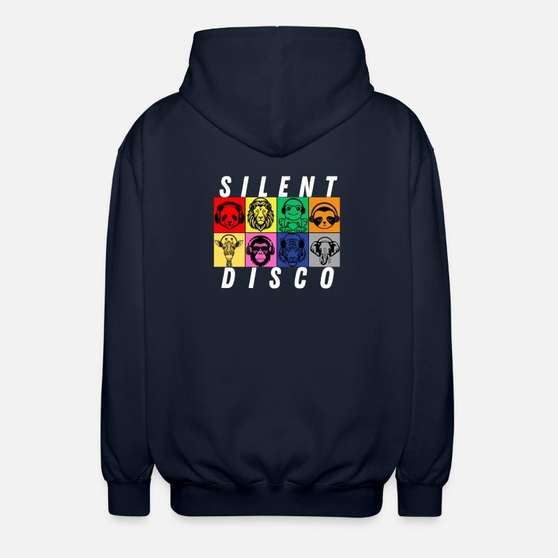 Discothèque silencieuse - Veste à capuche unisexe - marine