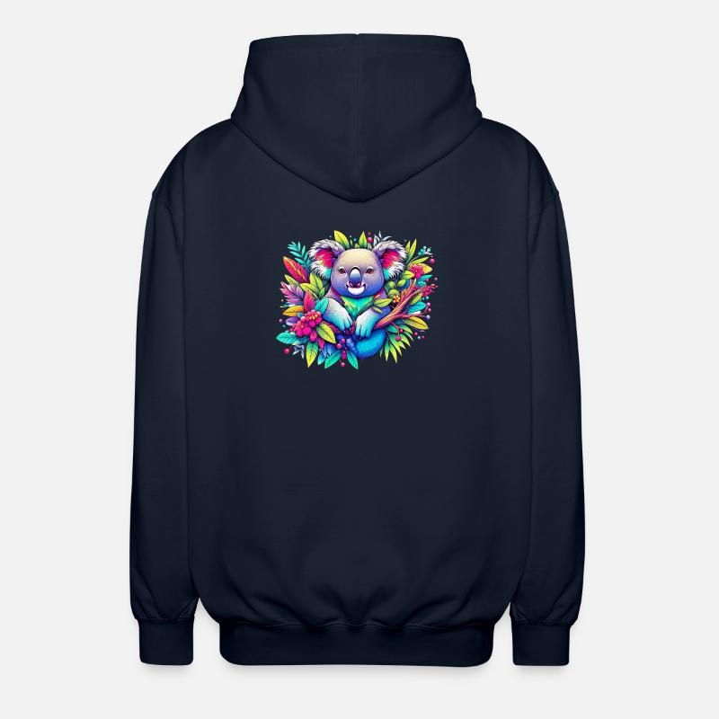 Koala - Unisex Hooded Jacket - navy
