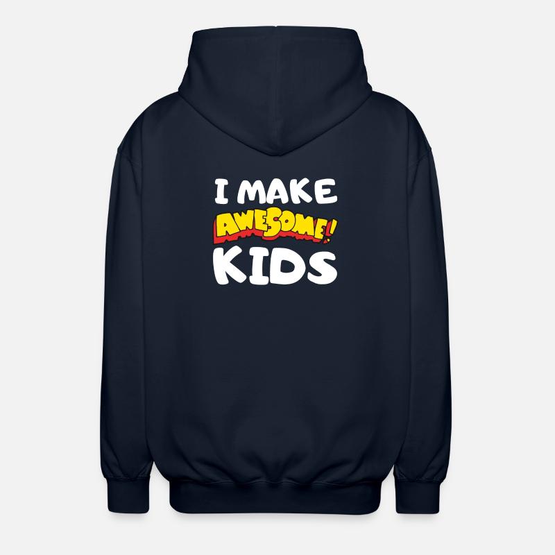 I make great kids comics - Unisex Hooded Jacket - navy