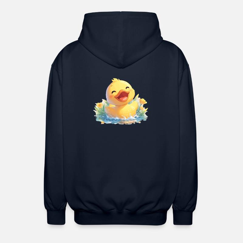 Ducks Duck - Unisex Hooded Jacket - navy