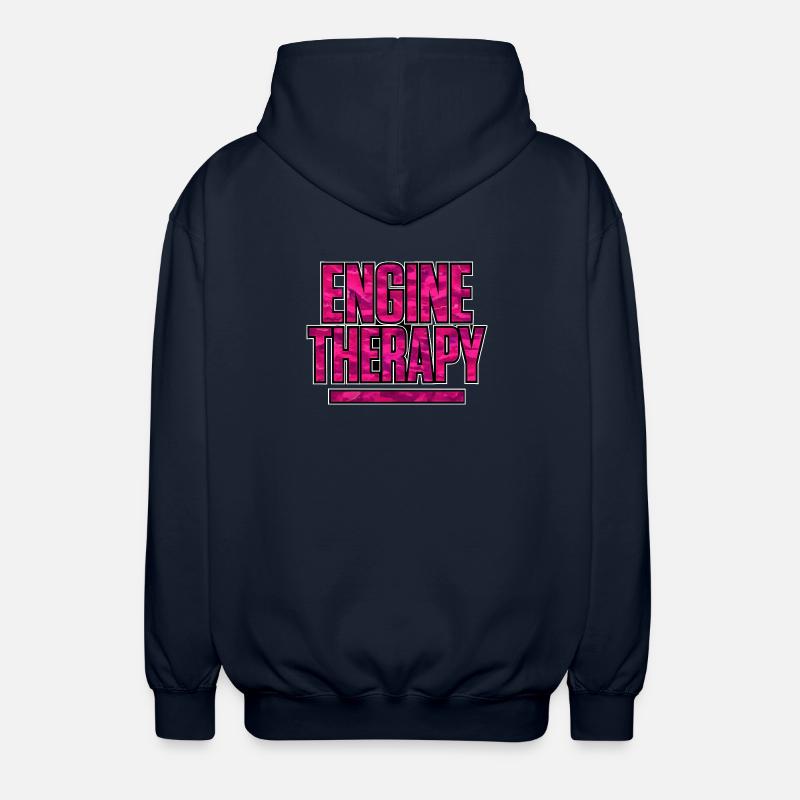 Engine Therapy Auto Tuning Szene Camouflage - Unisex Kapuzenjacke - Navy