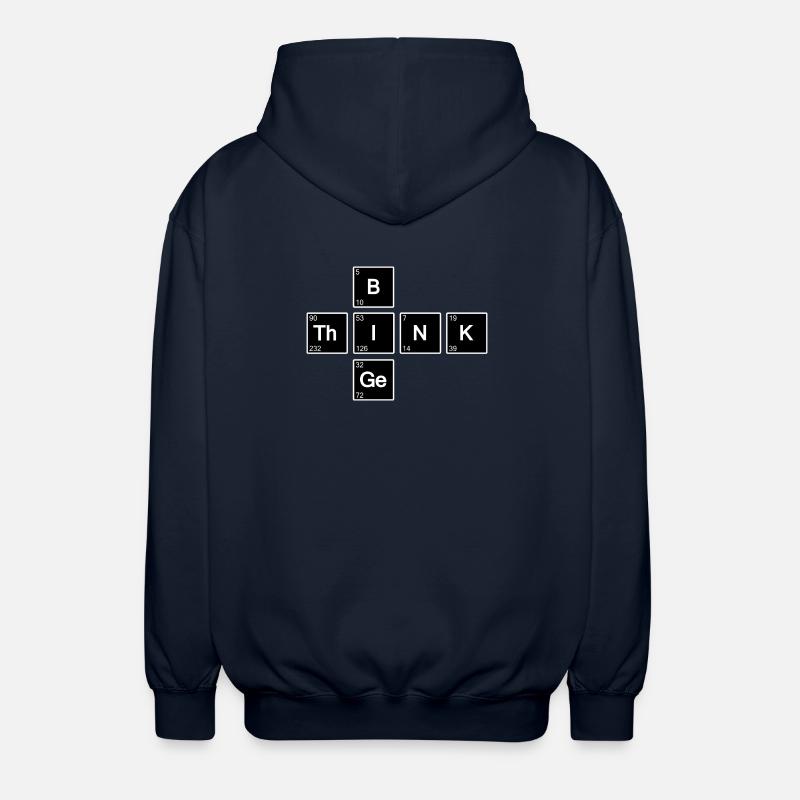Think Big (Schwarz) - Unisex Kapuzenjacke - Navy