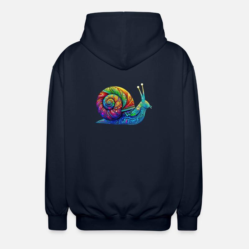 Escargot - Veste à capuche unisexe - marine