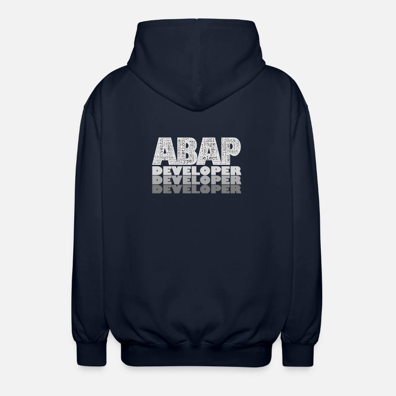 ABAP Developer - Unisex Kapuzenjacke - Navy