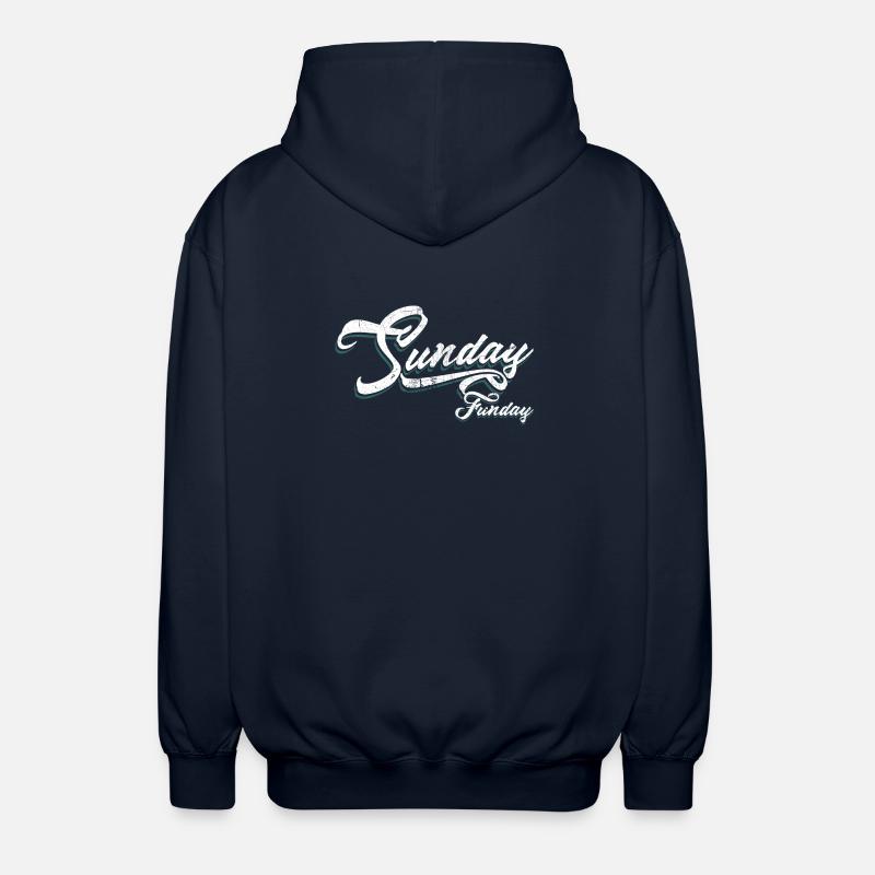 Script du dimanche Funday Néon - Veste à capuche unisexe - marine