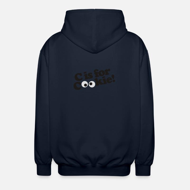 C est pour le biscuit - Veste à capuche unisexe - marine