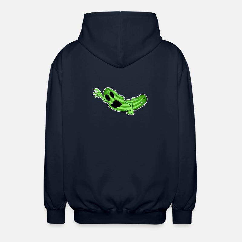 Zombie Gurke Horror - Unisex Kapuzenjacke - Navy