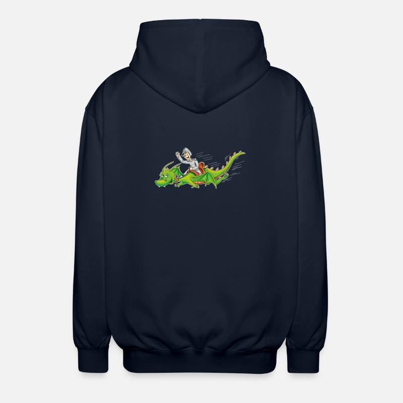 Drachenritter - Unisex Kapuzenjacke - Navy