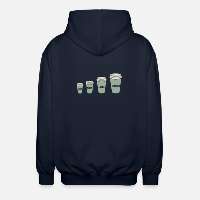 Café du professeur - Veste à capuche unisexe - marine