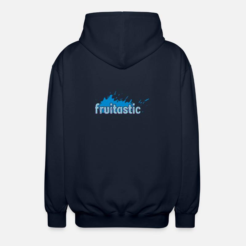 fruitastic claim fresh splash blue - Unisex Kapuzenjacke - Navy