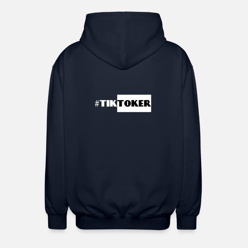 #Tiktoker - Veste à capuche unisexe - marine