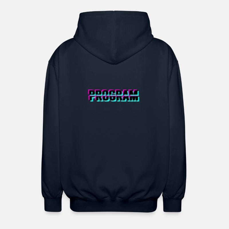 Computerprogramm - Unisex Kapuzenjacke - Navy