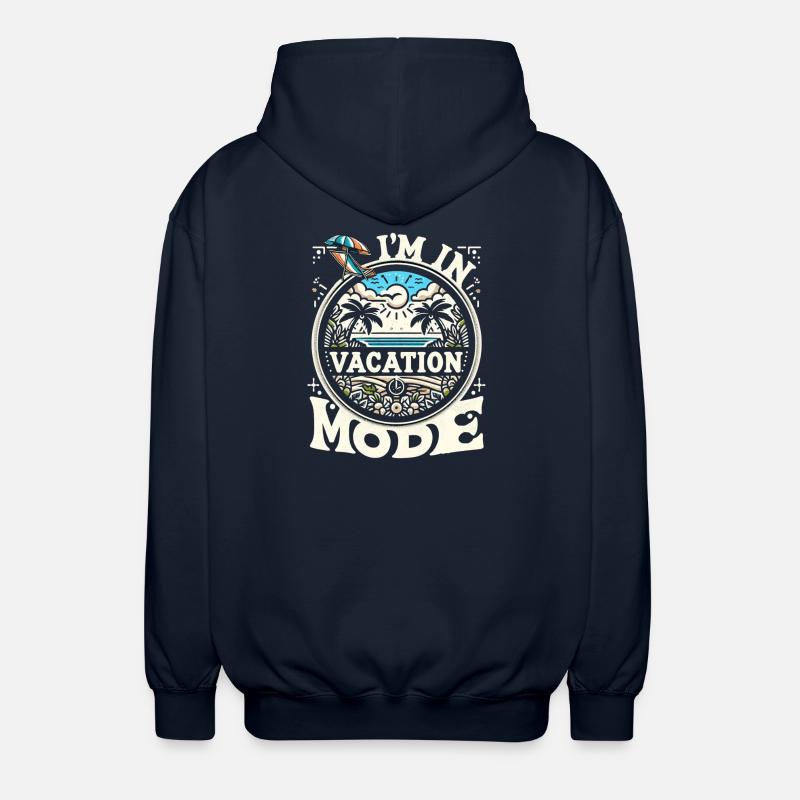 Ich bin im Urlaubsmodus Vacation mode - Unisex Kapuzenjacke - Navy