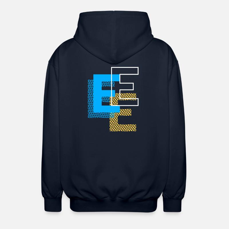 Conception E - Veste à capuche unisexe - marine