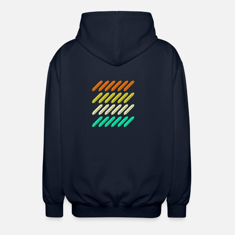 Harmonica Harmonica - Unisex Hooded Jacket - navy