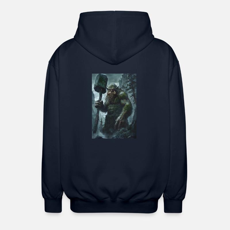 Géant Géant Norvège Cadeau - Veste à capuche unisexe - marine