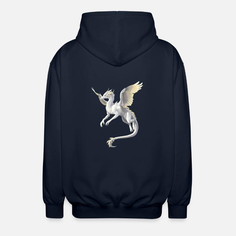 Dragon Blanc - Veste à capuche unisexe - marine