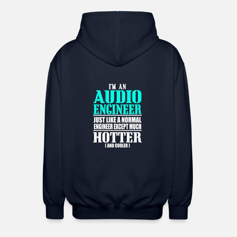 Tontechniker, Techniker - Unisex Kapuzenjacke - Navy