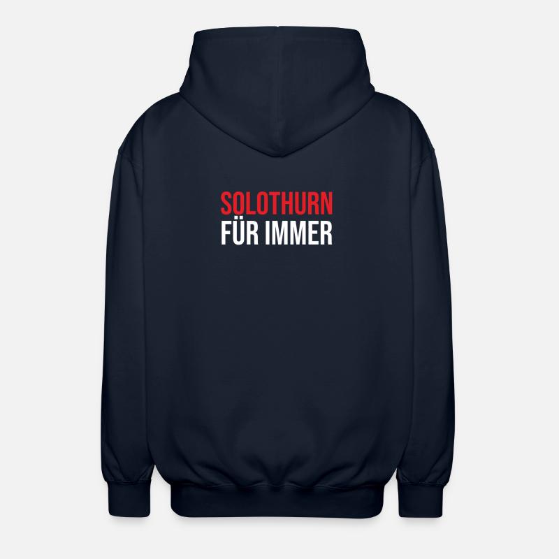Soleure pour toujours - Veste à capuche unisexe - marine