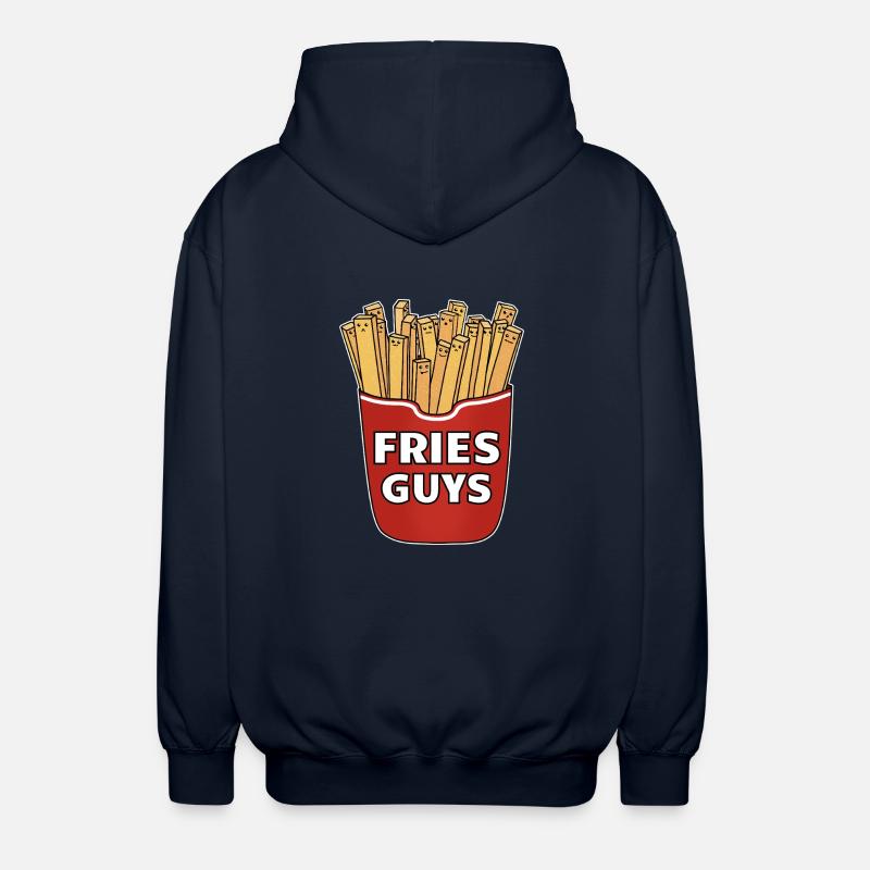 FRITES LES GARS - Veste à capuche unisexe - marine