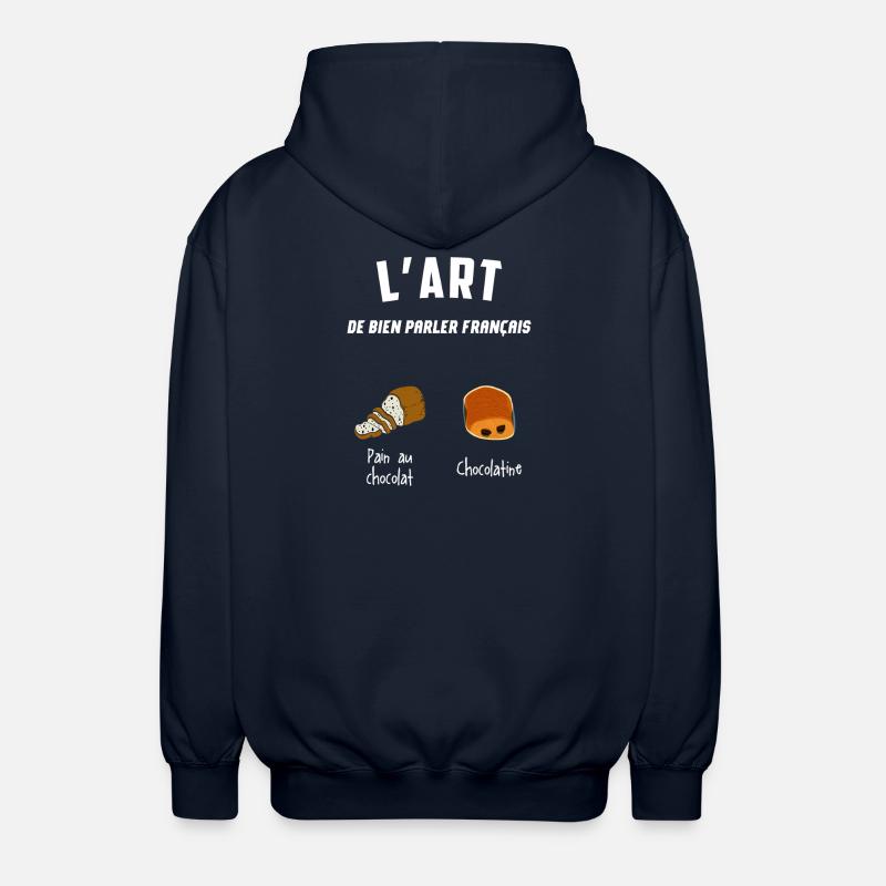 Fierté Sud Ouest Gift Idea - Unisex Hooded Jacket - navy