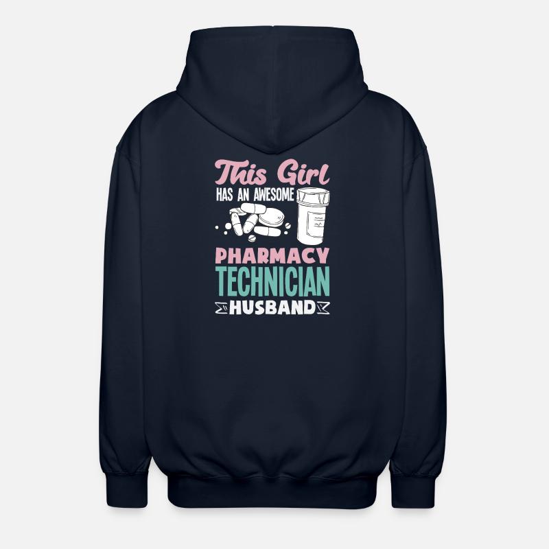 Pharmacist Pharmaceutical Technical - Unisex Hooded Jacket - navy