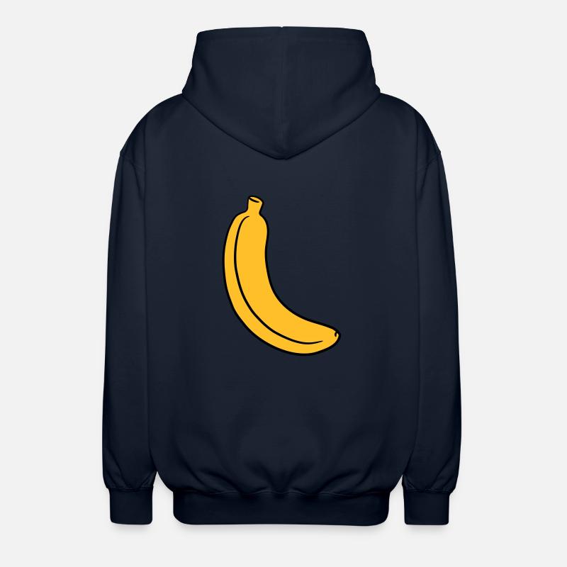 banane - Veste à capuche unisexe - marine