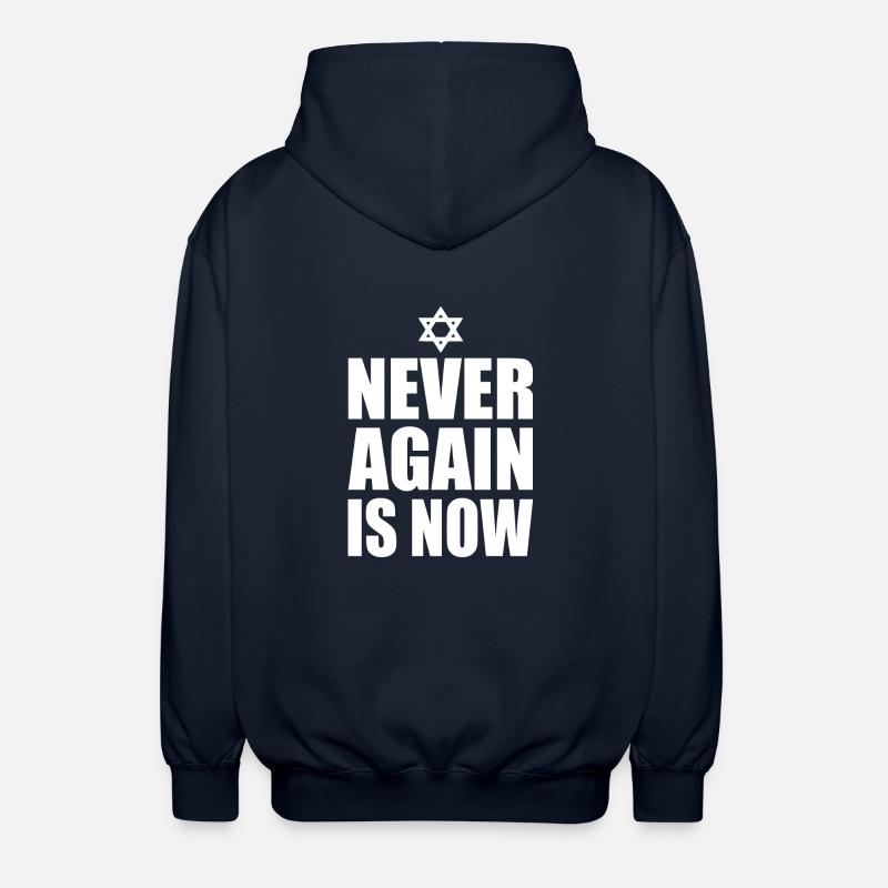 Never again is now - Veste à capuche unisexe - marine