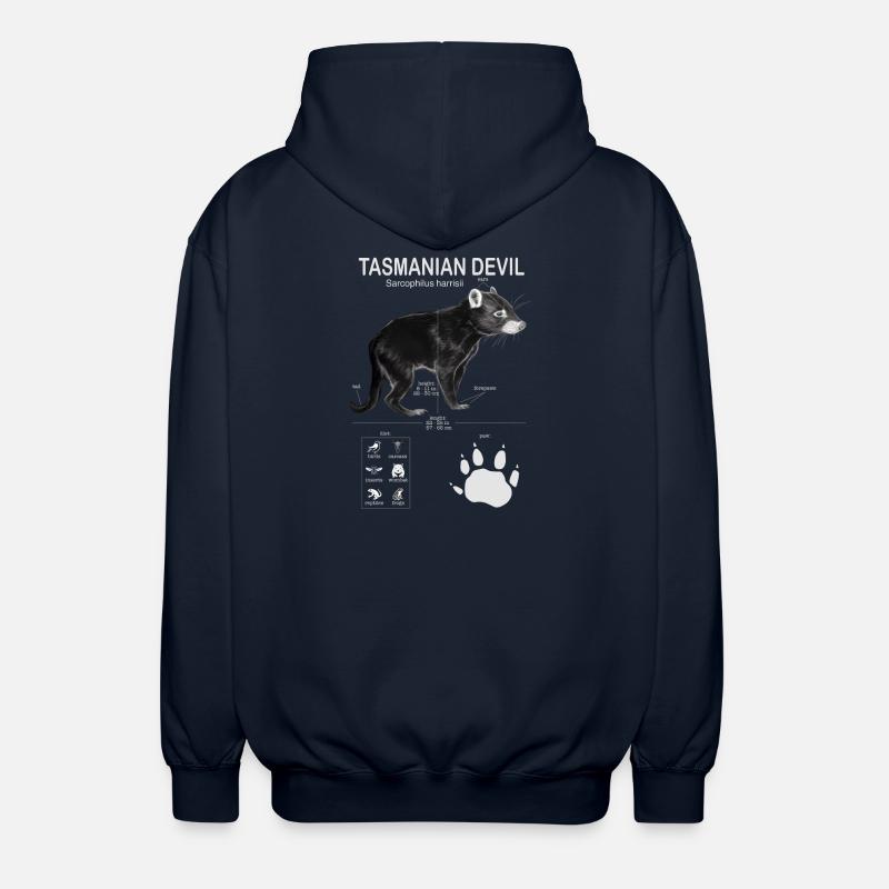 Tasmanian Devil - Unisex Kapuzenjacke - Navy