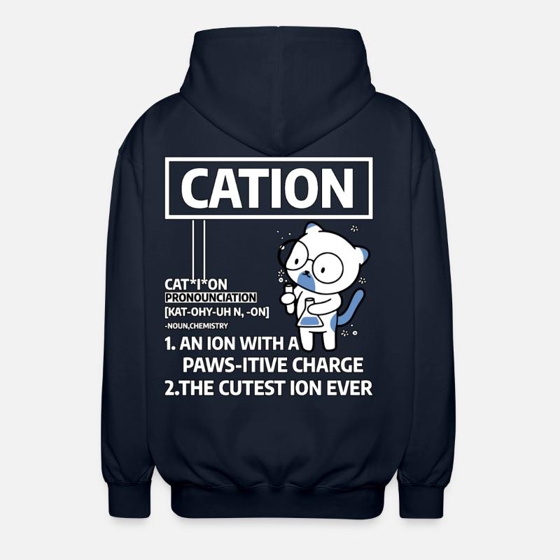 Cation - Veste à capuche unisexe - marine