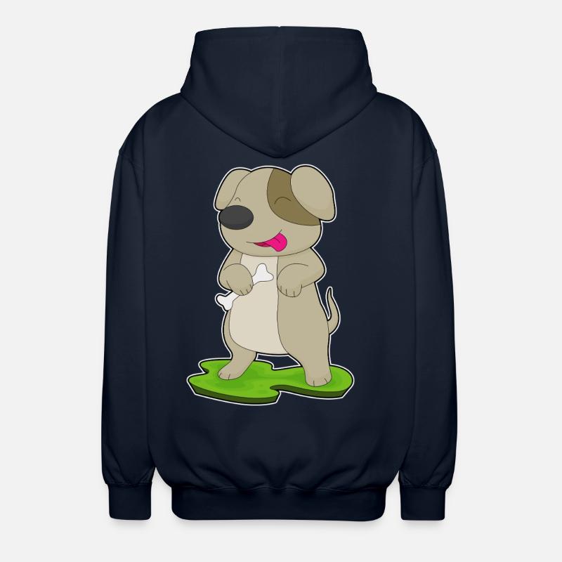 Os de chien - Veste à capuche unisexe - marine