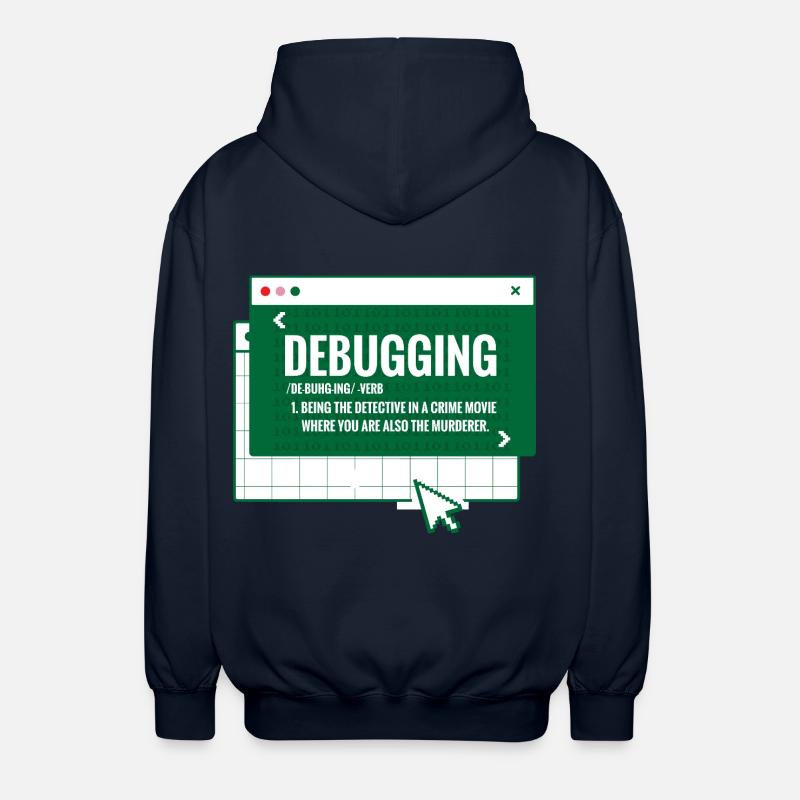 Debuggen - Unisex Kapuzenjacke - Navy