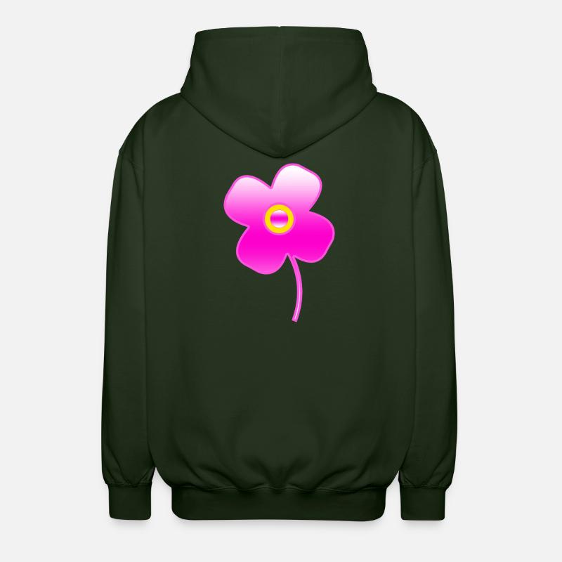 Fleur - Veste à capuche unisexe - vert forêt