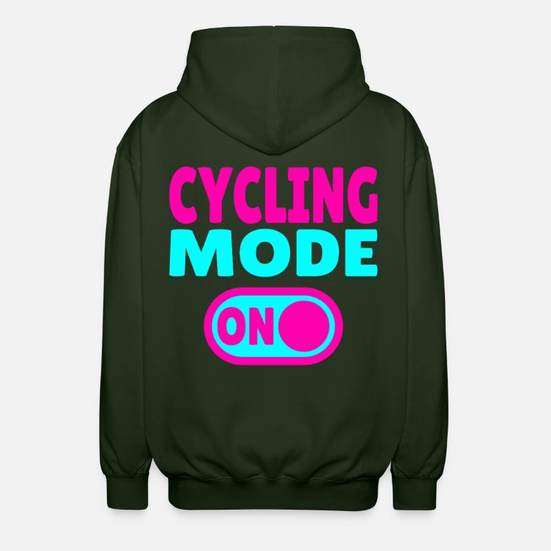 Mode cyclisme activé Cyclisme - Veste à capuche unisexe - vert forêt