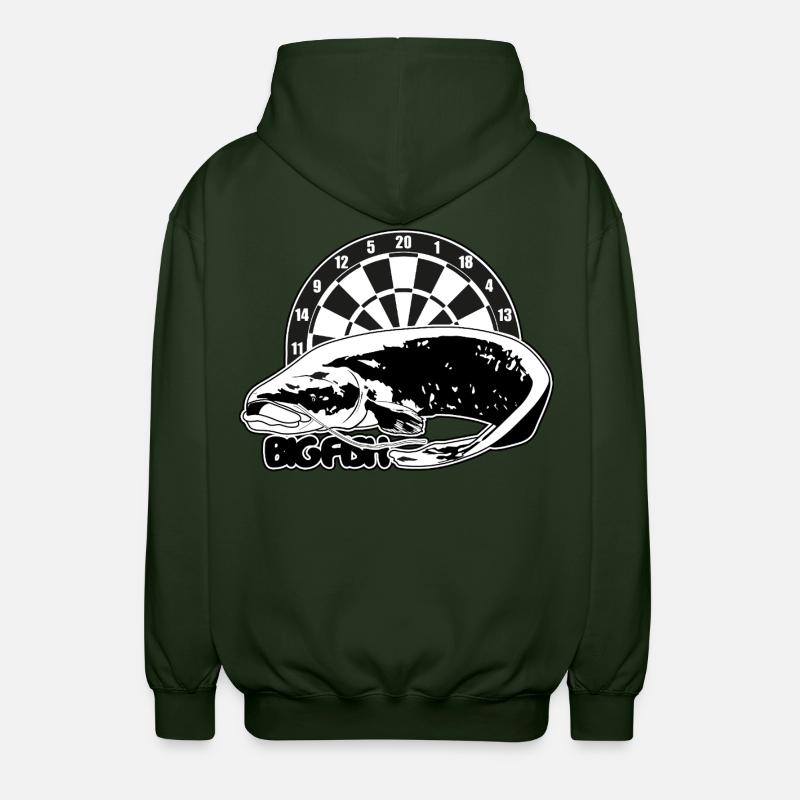 BIG FISH - Unisex Kapuzenjacke - Forstgrün