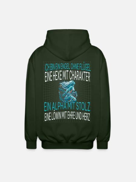 Frauenpower - Unisex Kapuzenjacke - Forstgrün 
