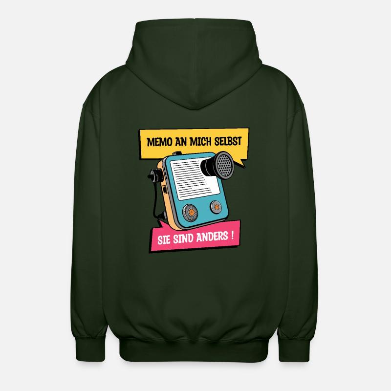 Ils sont différents ! - Veste à capuche unisexe - vert forêt