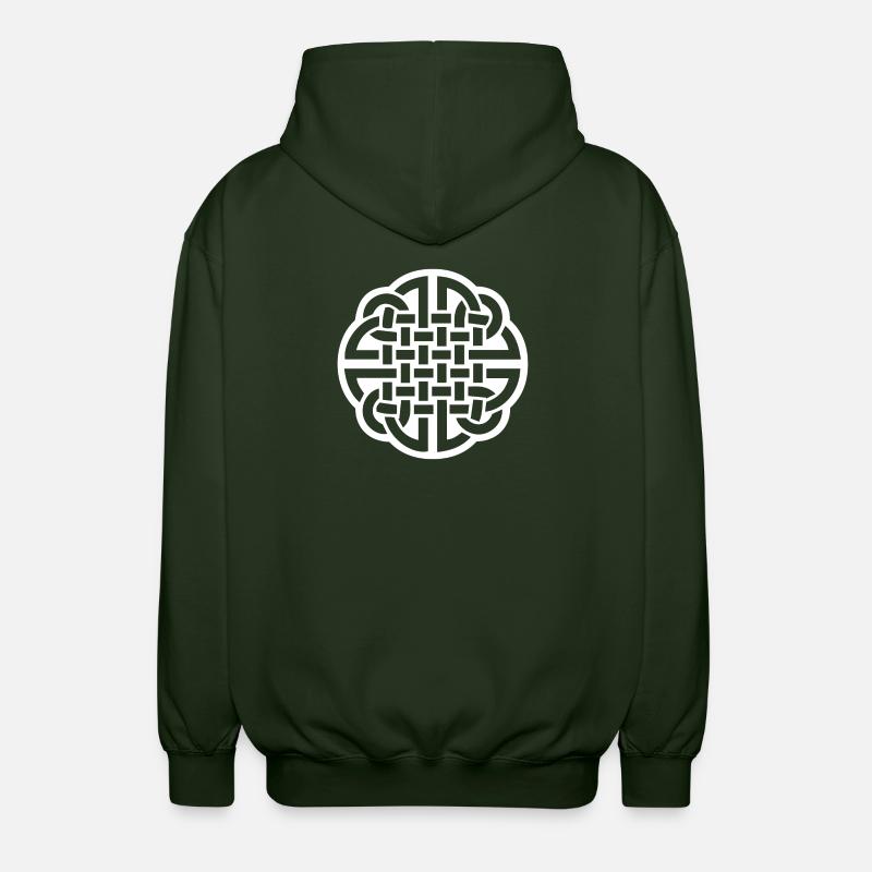 Celtic Knot - Unisex Kapuzenjacke - Forstgrün 