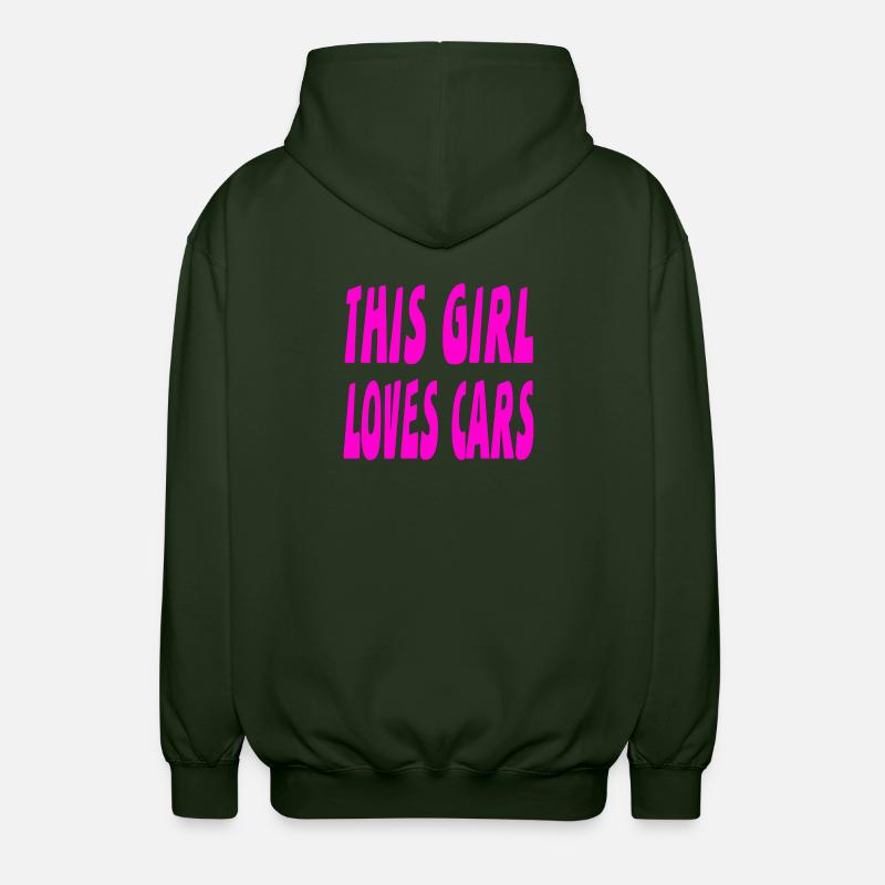Car - Unisex Hooded Jacket - forest green