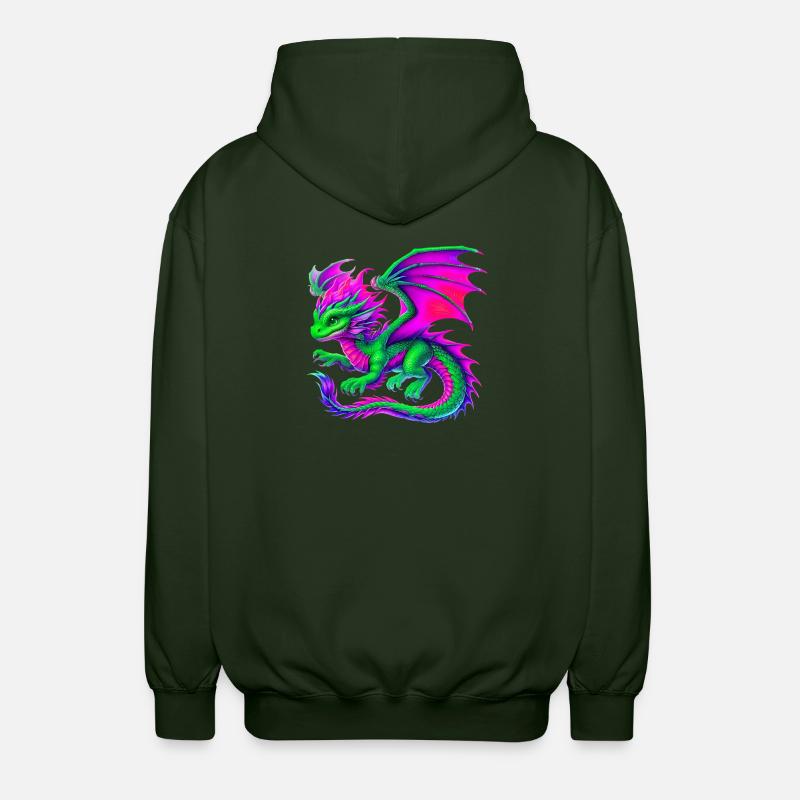 Dragon - Veste à capuche unisexe - vert forêt
