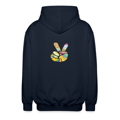 peace - Uniseks zip hoodie