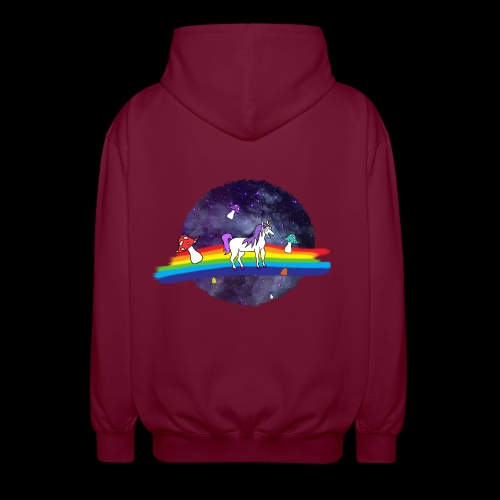 Mushroom Unicorn in Space Hoodie - Unisex Hooded Jacket