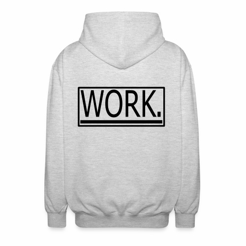 WORK. - Uniseks zip hoodie
