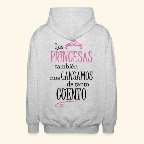 Las princesas también - Chaqueta unisex con capucha.