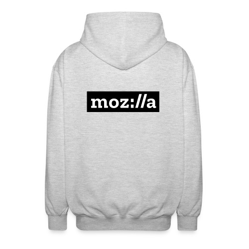 mozilla logo - Unisex Hooded Jacket