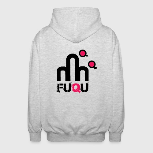 T-shirt FUQU logo colore nero - Felpa unisex con cappuccio