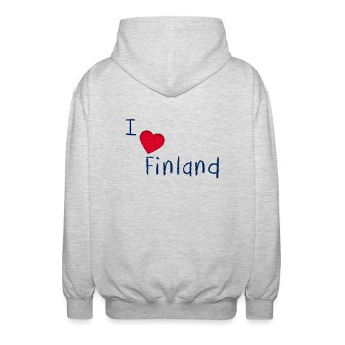 I Love Finland - Unisex-hupparitakki